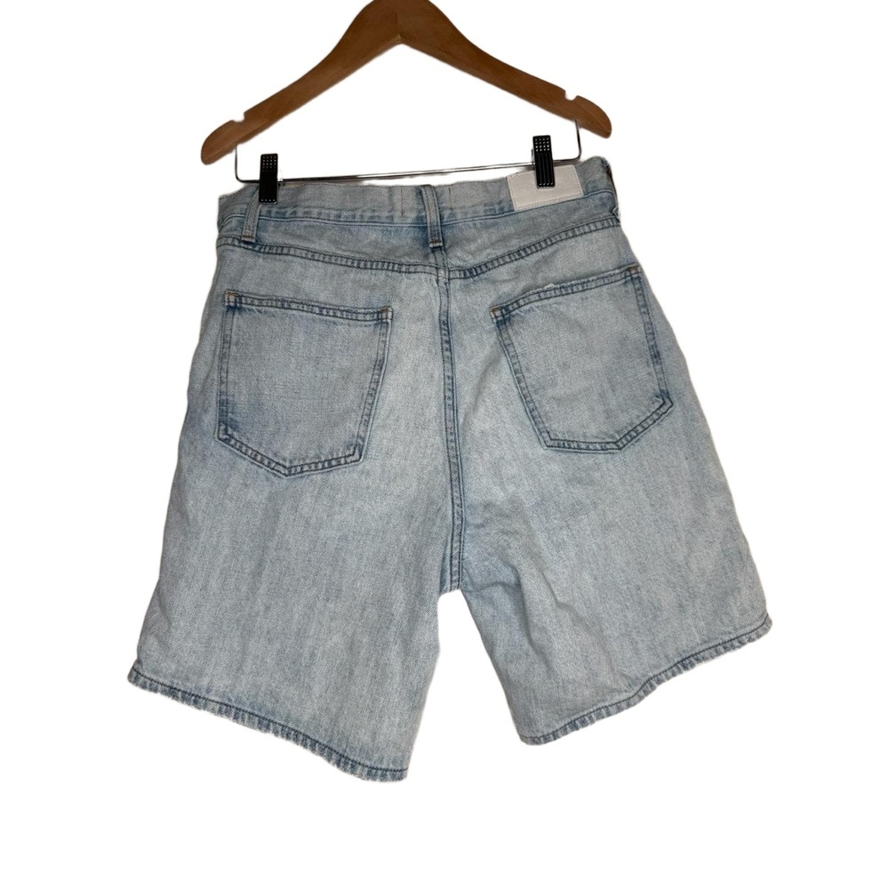 Pistola Light Wash Denim Shorts | Crossover Waist Bobbie Jean short Retro Summer - Picture 5 of 7